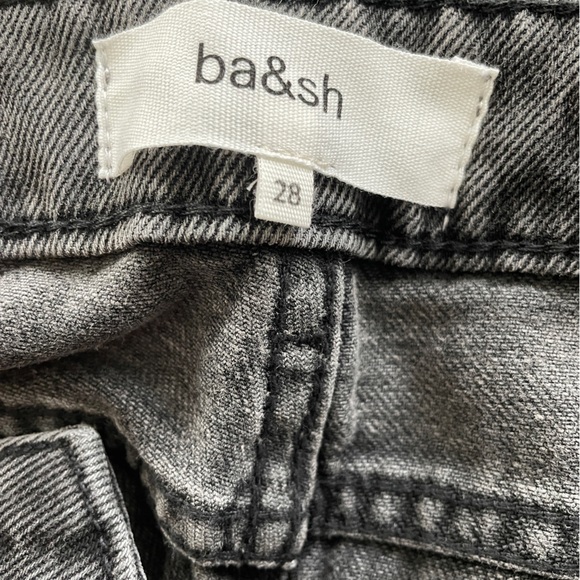 COPY: ba&sh NWT Elly Jean sz 28 in light grey. Fit is more like 26… - Picture 4 of 10
